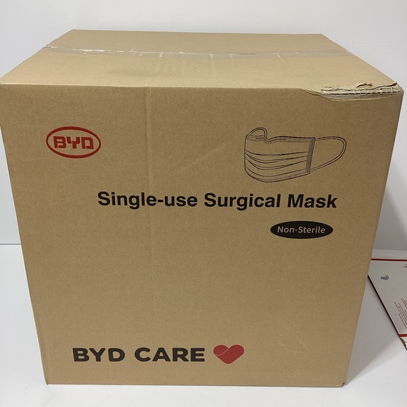 Face Masks 4 Boxes BYD Care Face Masks 50 pcs Each Box New D - Picture 9 of 10